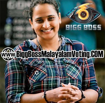 Radhika Nair Bigg Boss Malayalam Season 6 Contestant