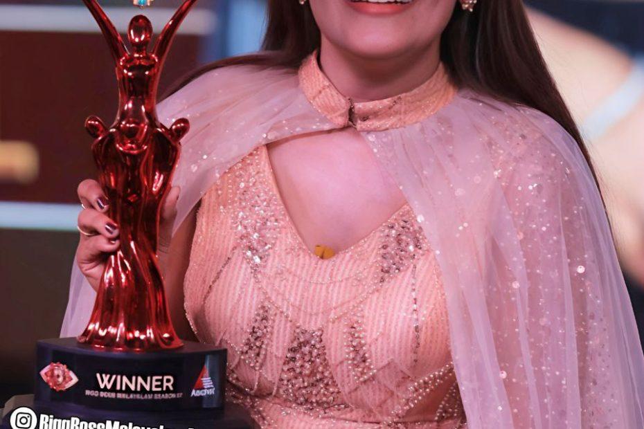Bigg Boss Malayalam Season 7 Title Winner: Anumol RS