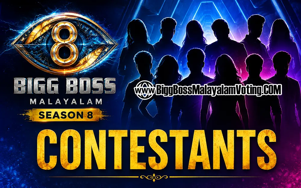 Bigg Boss Malayalam Season 8 Contestants