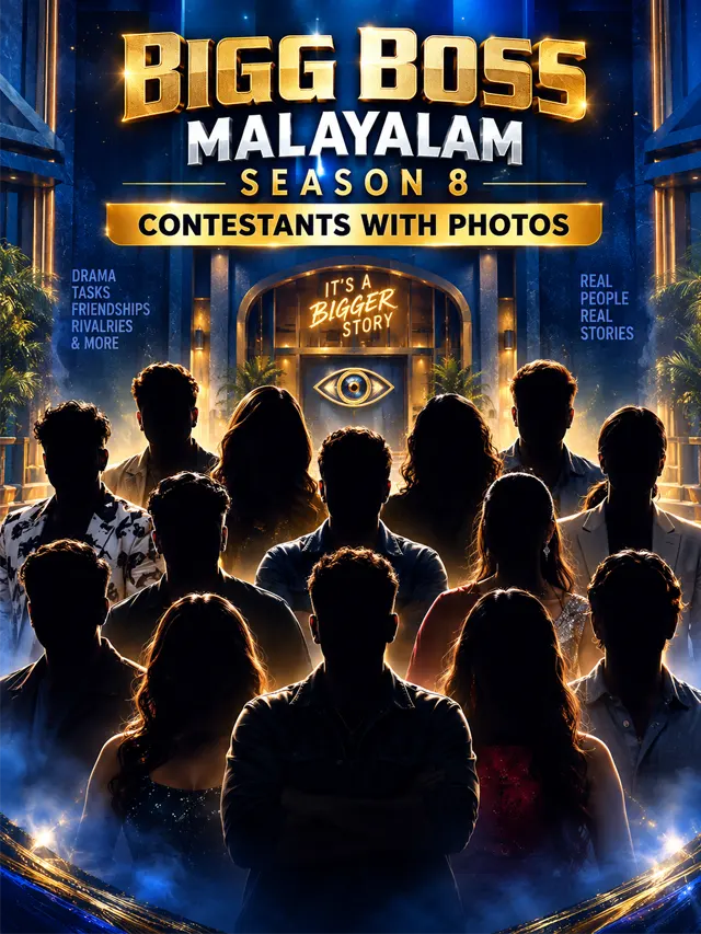Bigg Boss Malayalam Season 8 Contestants List with Photos
